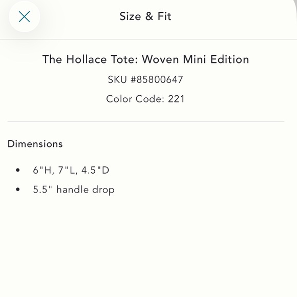 Anthropologie The Hollace Tote: Woven mini Bag - Picture 3 of 7